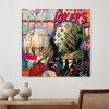 Elegant Tempered Glass Painting, 50 x 50 cm, 100% Tempered Glass (4 mm) | Fade-Resistant Back Surface Print | Perfect for Home Decor & Art Lovers