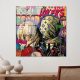 Elegant Tempered Glass Painting, 50 x 50 cm, 100% Tempered Glass (4 mm) | Fade-Resistant Back Surface Print | Perfect for Home Decor & Art Lovers