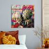 Elegant Tempered Glass Painting, 50 x 50 cm, 100% Tempered Glass (4 mm) | Fade-Resistant Back Surface Print | Perfect for Home Decor & Art Lovers