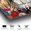 Elegant Tempered Glass Painting, 50 x 50 cm, 100% Tempered Glass (4 mm) | Fade-Resistant Back Surface Print | Perfect for Home Decor & Art Lovers