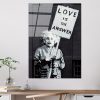 Decorative Tempered Glass Painting by Banksy, 45 x 65 cm | 100% Tempered Glass, 4 mm Thick | Stylish Wall Art for Modern Homes & Offices
