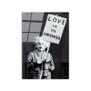 Decorative Tempered Glass Painting by Banksy, 45 x 65 cm | 100% Tempered Glass, 4 mm Thick | Stylish Wall Art for Modern Homes & Offices