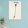 Stunning Banksy Decorative Tempered Glass Painting, 50 x 70 cm | 100% Tempered Glass, 4 mm Thick | Perfect for Modern Home Decor & Art Lovers