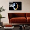 Elegant Decorative Tempered Glass Painting, 50 x 70 cm | 100% Tempered Glass, 4 mm Thick | Perfect for Home Decor & Modern Aesthetics