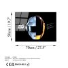 Elegant Decorative Tempered Glass Painting, 50 x 70 cm | 100% Tempered Glass, 4 mm Thick | Perfect for Home Decor & Modern Aesthetics