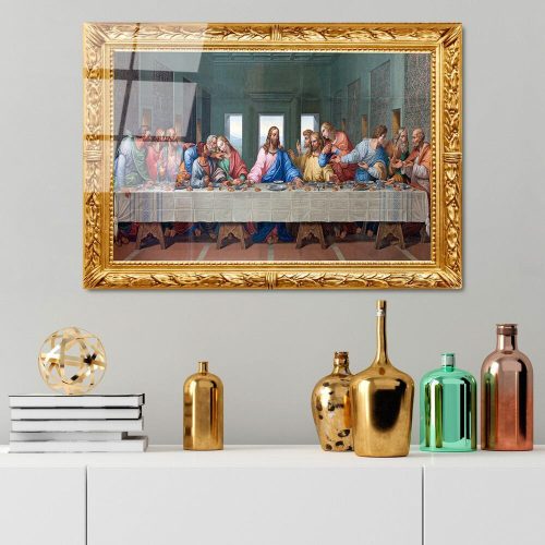 Elegant Decorative Tempered Glass Painting, 50 x 70 cm | 100% Tempered Glass, 4 mm Thick | Perfect for Home Decor & Modern Aesthetics