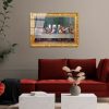 Elegant Decorative Tempered Glass Painting, 50 x 70 cm | 100% Tempered Glass, 4 mm Thick | Perfect for Home Decor & Modern Aesthetics