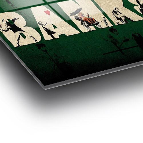 Elegant Decorative Tempered Glass Painting, 50 x 70 cm | 100% Tempered Glass, 4 mm Thick | Perfect for Home Decor & Modern Aesthetics