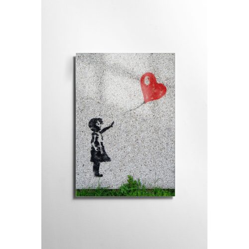 Stunning Banksy Decorative Tempered Glass Painting, 70 x 100 cm | 100% Tempered Glass, 4 mm Thick | Perfect for Modern Home Decor & Art Lovers