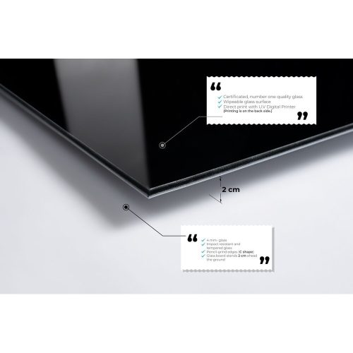 Stunning Banksy Decorative Tempered Glass Painting, 70 x 100 cm | 100% Tempered Glass, 4 mm Thick | Perfect for Modern Home Decor & Art Lovers