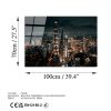 Elegant Tempered Glass Painting, 70 x 100 cm, 100% Tempered Glass (4 mm) | Stunning Wall Art for Modern Home Decor & Office Spaces