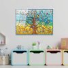 Stunning Tempered Glass Painting - Tree of Life by Gustav Klimt, 70 x 100 cm, 100% Tempered Glass (4 mm) | Elegant Wall Art for Home & Office Decor