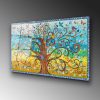 Stunning Tempered Glass Painting - Tree of Life by Gustav Klimt, 70 x 100 cm, 100% Tempered Glass (4 mm) | Elegant Wall Art for Home & Office Decor