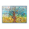 Stunning Tempered Glass Painting - Tree of Life by Gustav Klimt, 70 x 100 cm, 100% Tempered Glass (4 mm) | Elegant Wall Art for Home & Office Decor