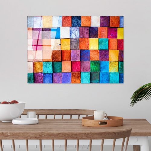 Elegant Tempered Glass Painting, 70 x 100 cm, 100% Tempered Glass (4 mm) | Stunning Wall Art for Modern Home Decor & Office Spaces