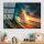 Elegant Tempered Glass Painting, 70 x 100 cm, 100% Tempered Glass (4 mm) | Stunning Wall Art for Modern Home Decor & Office Spaces