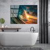Elegant Tempered Glass Painting, 70 x 100 cm, 100% Tempered Glass (4 mm) | Stunning Wall Art for Modern Home Decor & Office Spaces