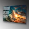 Elegant Tempered Glass Painting, 70 x 100 cm, 100% Tempered Glass (4 mm) | Stunning Wall Art for Modern Home Decor & Office Spaces