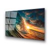 Elegant Tempered Glass Painting, 70 x 100 cm, 100% Tempered Glass (4 mm) | Stunning Wall Art for Modern Home Decor & Office Spaces