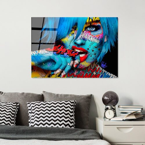 Elegant Tempered Glass Painting, 70 x 100 cm, 100% Tempered Glass (4 mm) | Stunning Wall Art for Modern Home Decor & Office Spaces