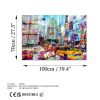 Elegant Tempered Glass Painting, 70 x 100 cm, 100% Tempered Glass (4 mm) | Stunning Wall Art for Modern Home Decor & Office Spaces