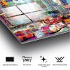 Elegant Tempered Glass Painting, 70 x 100 cm, 100% Tempered Glass (4 mm) | Stunning Wall Art for Modern Home Decor & Office Spaces