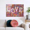 Elegant Tempered Glass Painting, 70 x 100 cm, 100% Tempered Glass (4 mm) | Stunning Wall Art for Modern Home Decor & Office Spaces