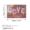 Elegant Tempered Glass Painting, 70 x 100 cm, 100% Tempered Glass (4 mm) | Stunning Wall Art for Modern Home Decor & Office Spaces