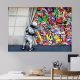Elegant Tempered Glass Painting, 70 x 100 cm, 100% Tempered Glass (4 mm) | Stunning Wall Art for Modern Home Decor & Office Spaces