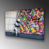 Elegant Tempered Glass Painting, 70 x 100 cm, 100% Tempered Glass (4 mm) | Stunning Wall Art for Modern Home Decor & Office Spaces