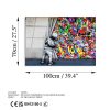 Elegant Tempered Glass Painting, 70 x 100 cm, 100% Tempered Glass (4 mm) | Stunning Wall Art for Modern Home Decor & Office Spaces