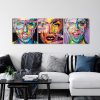 Elegant Tempered Glass Wall Art Set (3 Pieces), 50 x 50 cm | 100% Tempered Glass, 4 mm Thick | Fade-Resistant Back Print, Perfect for Home Decor