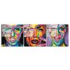 Elegant Tempered Glass Wall Art Set (3 Pieces), 50 x 50 cm | 100% Tempered Glass, 4 mm Thick | Fade-Resistant Back Print, Perfect for Home Decor
