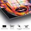 Elegant Tempered Glass Wall Art Set (3 Pieces), 50 x 50 cm | 100% Tempered Glass, 4 mm Thick | Fade-Resistant Back Print, Perfect for Home Decor