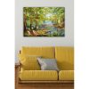 Stunning Decorative Canvas Painting, 50 x 70 cm | 100% Canvas, 100% Wooden Frame (3 cm Thick) | Perfect for Home Decor & Art Lovers, Anonymous Artist