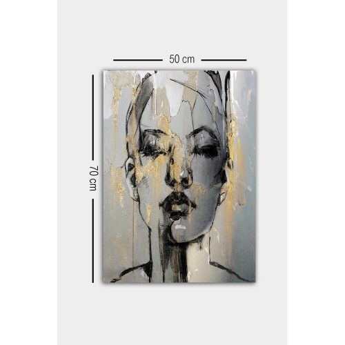 Stunning Decorative Canvas Painting, 50 x 70 cm | 100% Canvas, 100% Wooden Frame (3 cm Thick) | Perfect for Home Decor & Art Lovers, Anonymous Artist