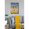 Stunning Decorative Canvas Painting, 50 x 70 cm | 100% Canvas, 100% Wooden Frame (3 cm Thick) | Perfect for Home Decor & Art Lovers