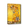 Elegant Gustav Klimt Decorative Canvas Painting, 50 x 70 cm | 100% Canvas, 100% Wooden Frame (3 cm Thick) | Perfect for Home Decor & Art Lovers
