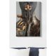 Stunning Decorative Canvas Painting, 50 x 70 cm | 100% Canvas, 100% Wooden Frame (3 cm Thick) | Perfect for Home Decor & Art Lovers, Anonymous Artist