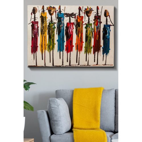 Stunning Decorative Canvas Painting, 70 x 100 cm | 100% Canvas, 100% Wooden Frame (3 cm Thick) | Perfect for Home Decor & Art Lovers, Anonymous Artist