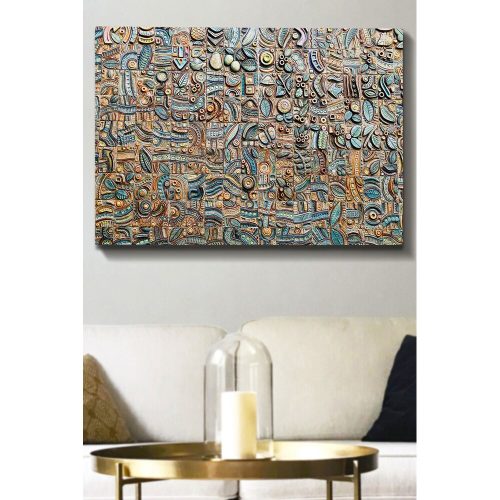 Stunning Decorative Canvas Painting, 70 x 100 cm | 100% Canvas, 100% Wooden Frame (3 cm Thick) | Perfect for Home Decor & Art Lovers