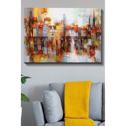 Stunning Decorative Canvas Painting, 70 x 100 cm | 100% Canvas, 100% Wooden Frame (3 cm Thick) | Perfect for Home Decor & Art Lovers, Anonymous Artist