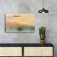 Joseph Turner Decorative Canvas Painting, 'Venice seen by Fusina' | 45 x 70 cm | 100% Suede Canvas, 100% Wooden Frame (3 cm Thick) | Elegant Wall Art