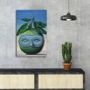 René Magritte Decorative Canvas Painting, 45 x 70 cm, 100% Suede Canvas, 3 cm Wooden Frame | Elegant Art for Home Décor & Collectors