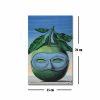 René Magritte Decorative Canvas Painting, 45 x 70 cm, 100% Suede Canvas, 3 cm Wooden Frame | Elegant Art for Home Décor & Collectors