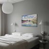 Henri Matisse Canal du Midi Decorative Canvas Painting, 70 x 100 cm, 100% Suede Canvas, 3 cm Wooden Frame | Elegant Art for Home & Office Decor