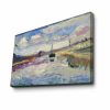 Henri Matisse Canal du Midi Decorative Canvas Painting, 70 x 100 cm, 100% Suede Canvas, 3 cm Wooden Frame | Elegant Art for Home & Office Decor