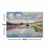 Henri Matisse Canal du Midi Decorative Canvas Painting, 70 x 100 cm, 100% Suede Canvas, 3 cm Wooden Frame | Elegant Art for Home & Office Decor