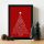 Elegant Decorative Framed MDF Painting, 24 x 29 cm | 100% MDF, 2 cm Thick, UV Printed, Antibacterial | Easy Wall Hanging for Stylish Home Decor