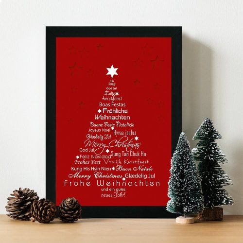 Elegant Decorative Framed MDF Painting, 24 x 29 cm | 100% MDF, 2 cm Thick, UV Printed, Antibacterial | Easy Wall Hanging for Stylish Home Decor